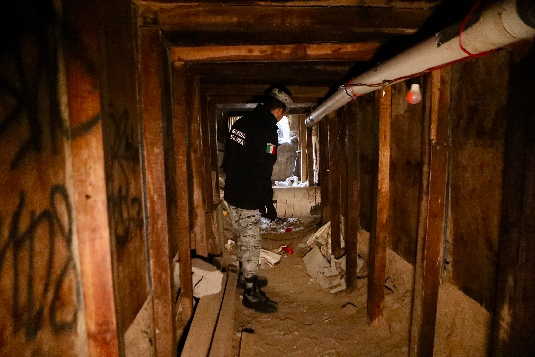 Hidden tunnel on US-Mexico border to be sealed