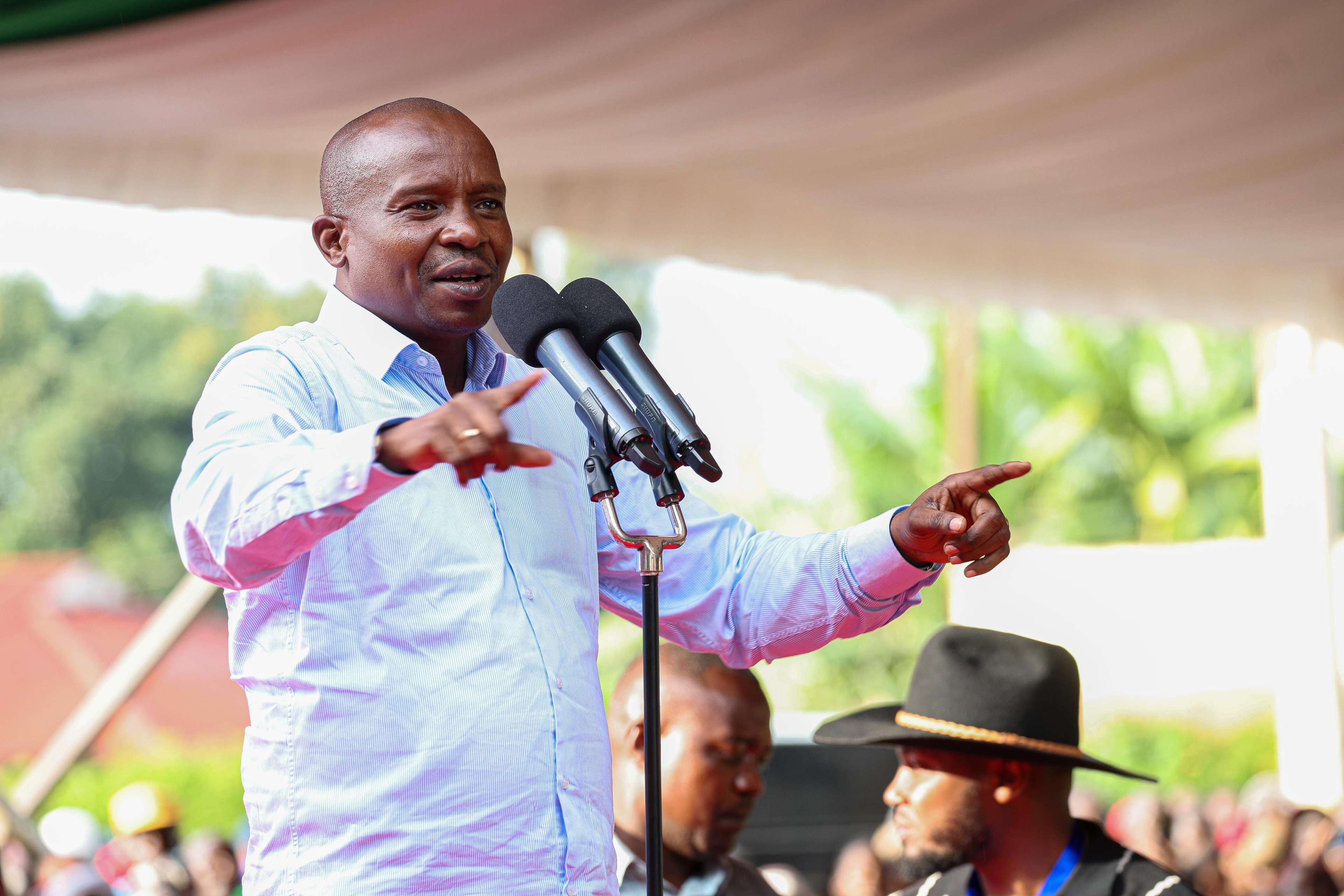 We are only competing with our manifesto – Kindiki
