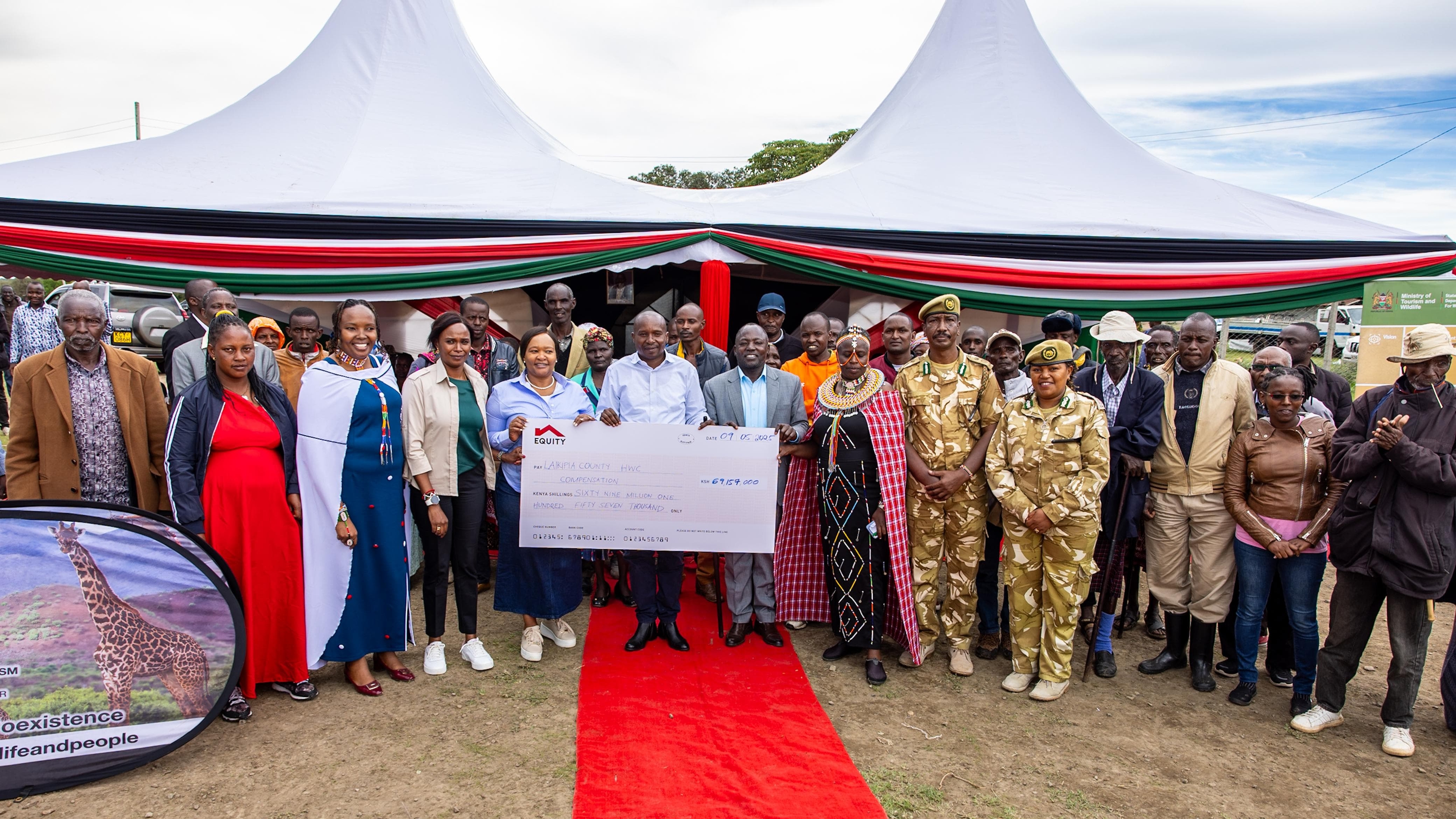 Kindiki disburses Sh70 million Human-wildlife conflict compensation in Laikipia