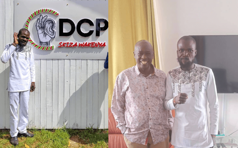 Vocal activist Nuru Okanga meets Gachagua