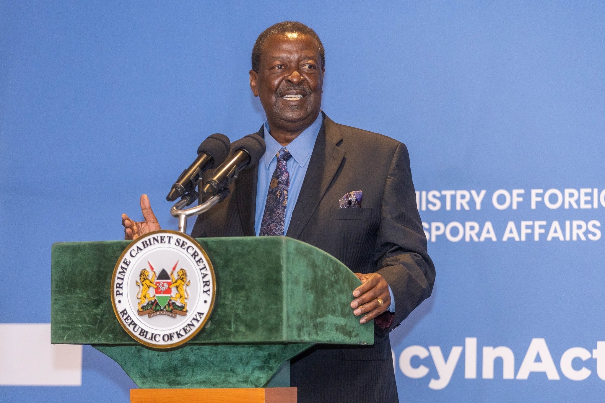 Mudavadi, secretary Rubio to meet in Washington
