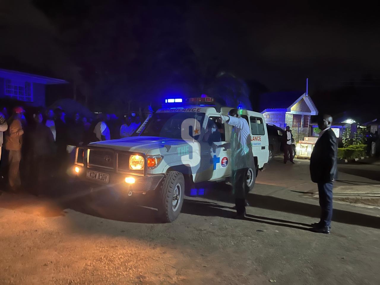 Grief as body of slain Catholic priest arrives