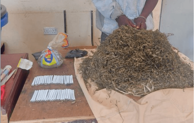 Man nabbed with 43 rolls of bhang in Kiambu crackdown