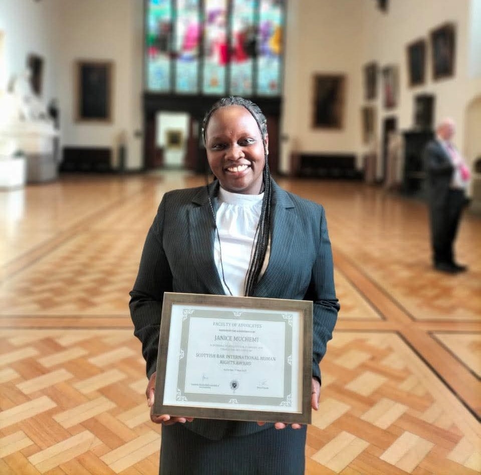 Kenyan advocate wins international human rights award