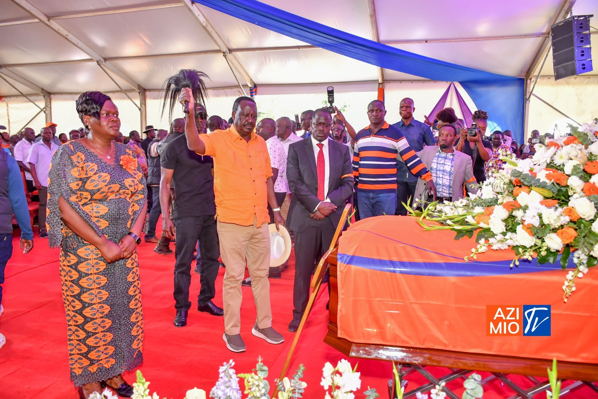 [PHOTOS] Scenes at MP Were's burial service