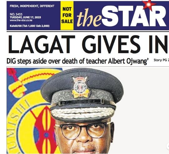 News Brief: DIG Eliud Lagat gives in