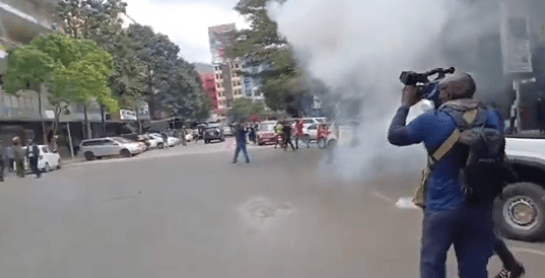 Teargas as protests kick off in Nairobi CBD