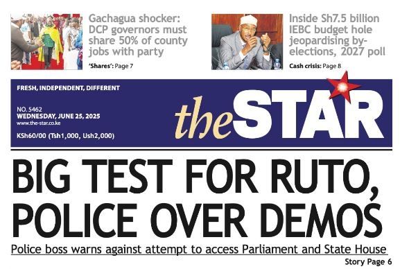 News brief: Big test for Ruto, cops over demos