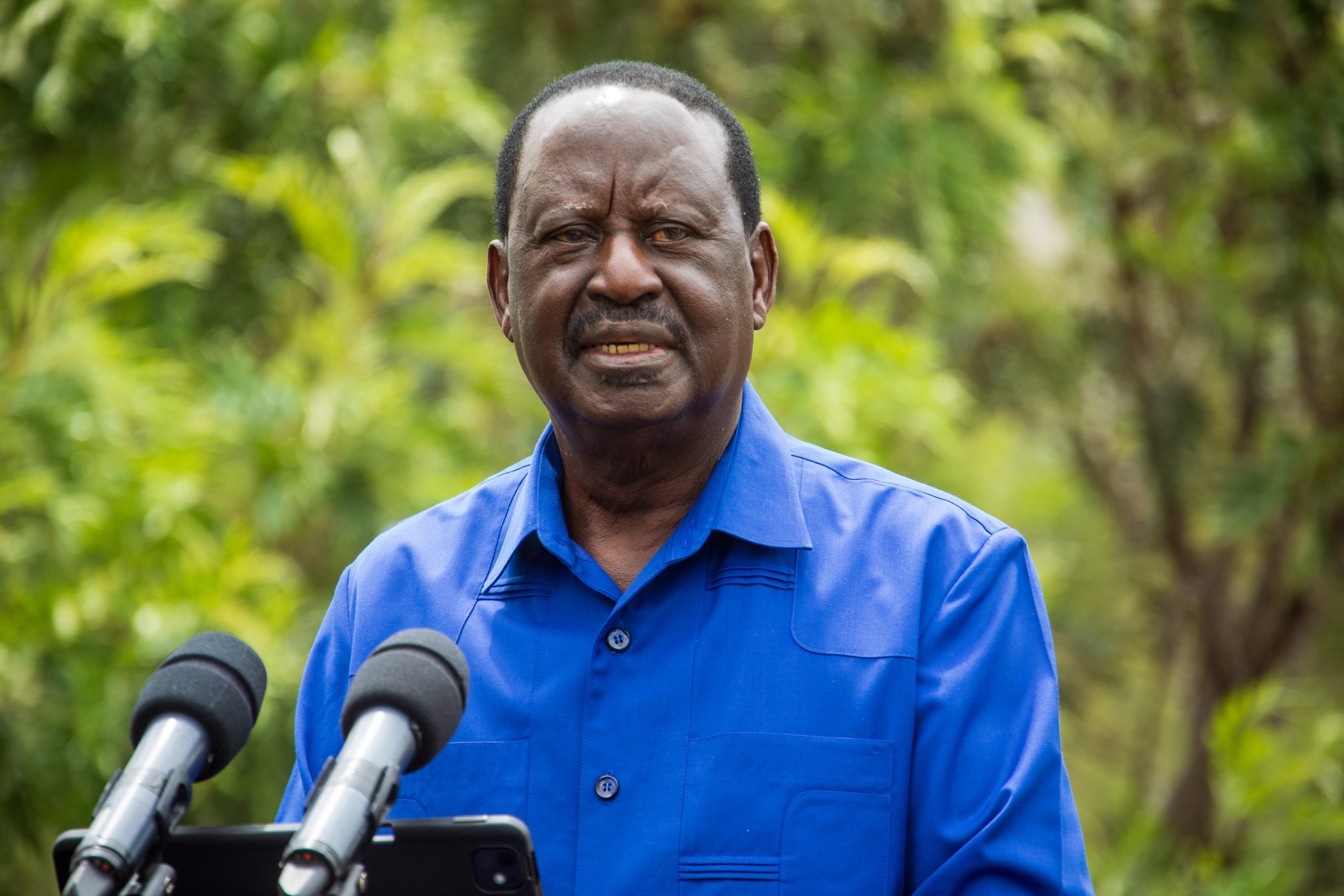 Raila mourns Kilifi Governor Gideon Mung'aro's father
