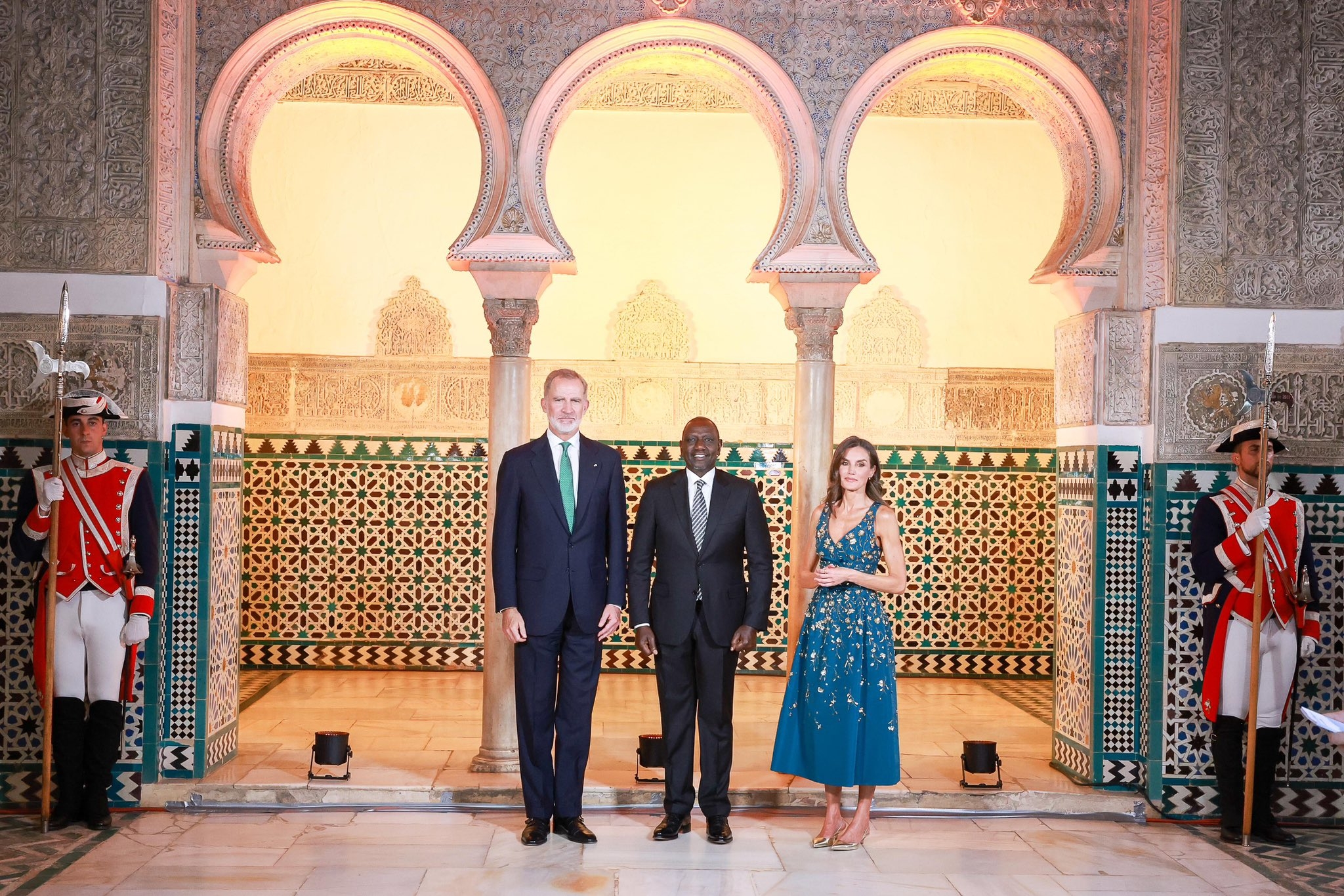 [PHOTOS] King of Spain hosts Ruto, other leaders for dinner