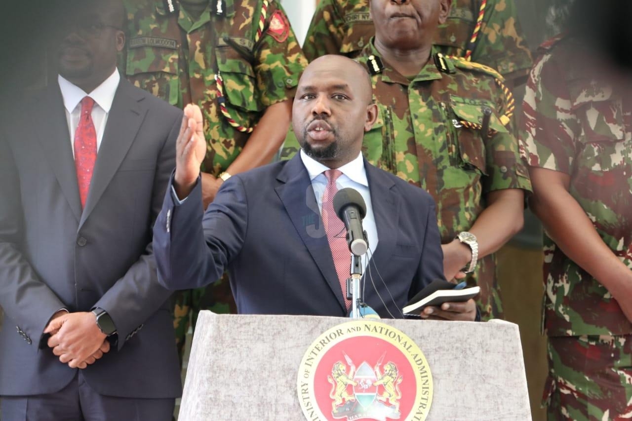 Murkomen vows to go hard on goons behind protest mayhem