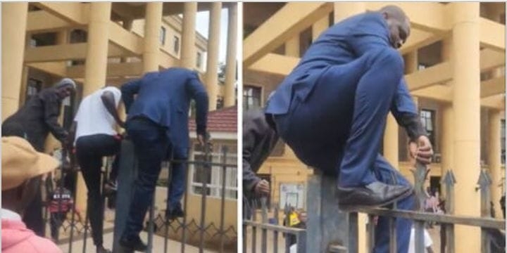 Activists breach Milimani Law Courts fence
