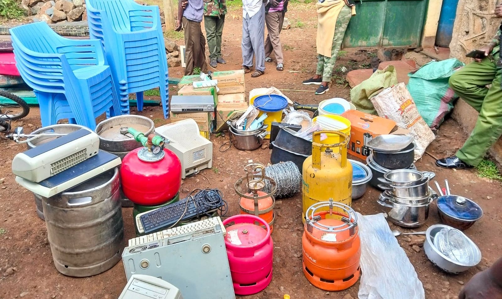 Police recover suspected stolen goods in Kisumu