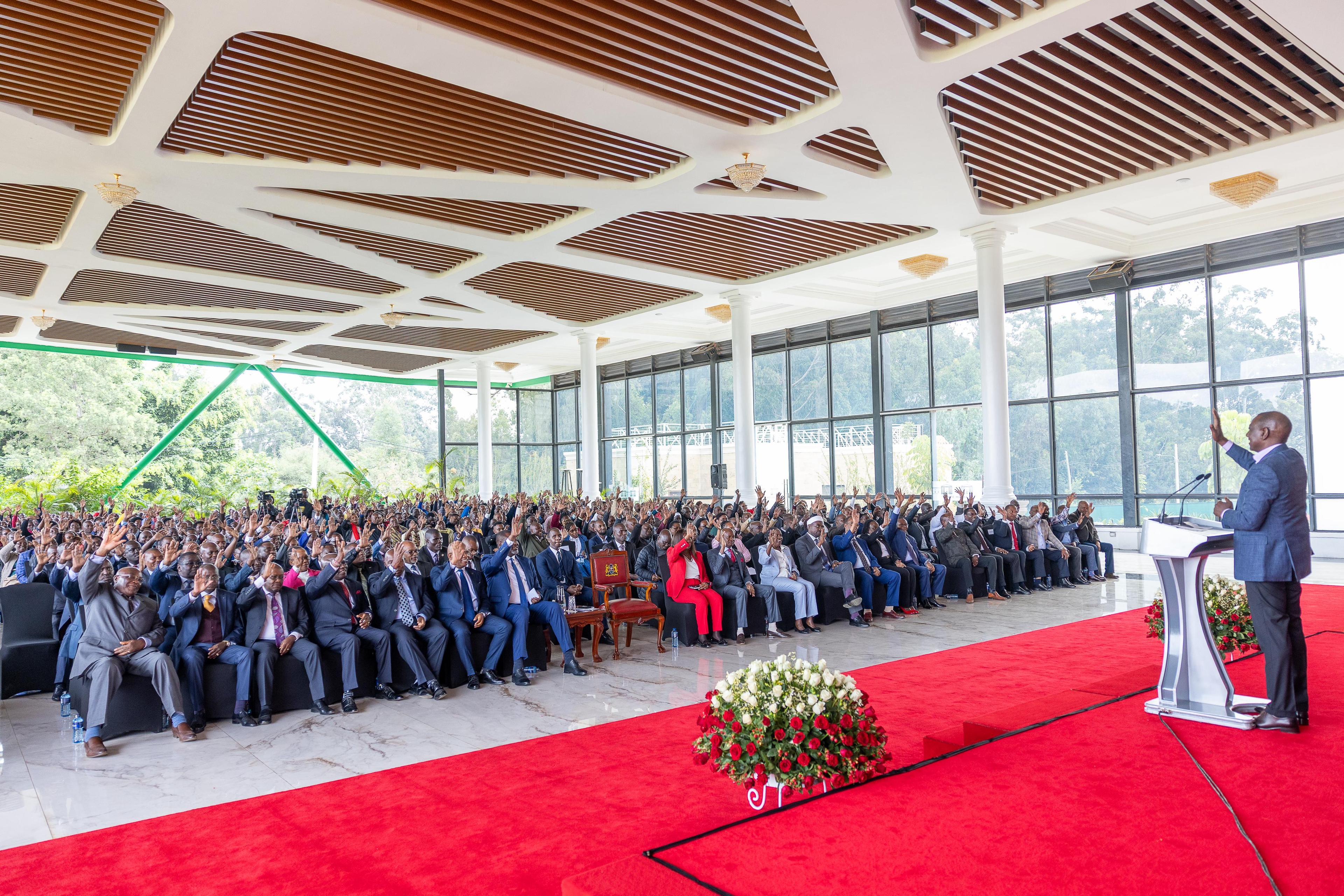 [PHOTOS] Ruto meets Embu delegation at State House