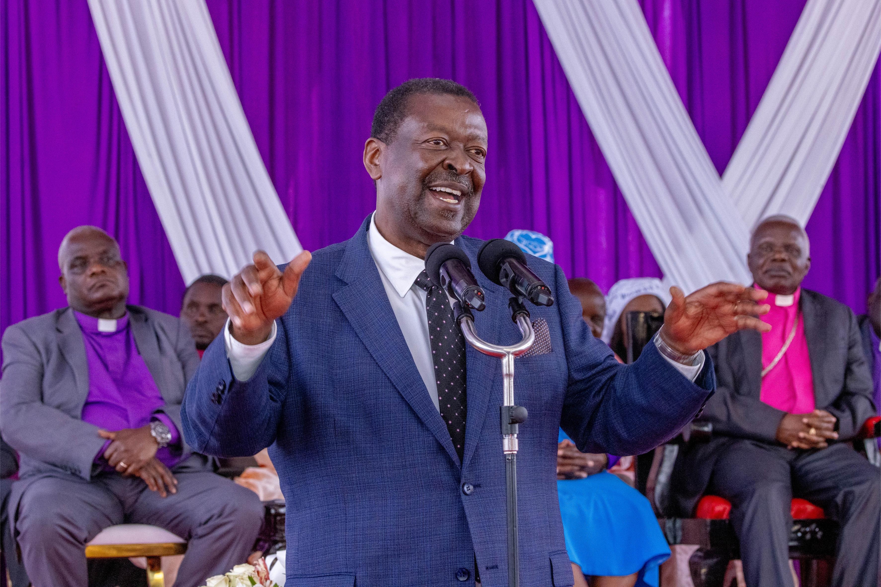 Mudavadi rallies Luhya nation behind Ruto, says he will be re-elected