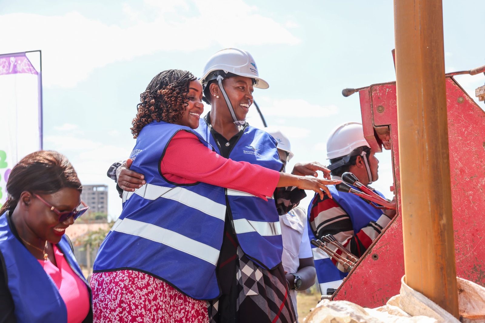 Mama Rachel launches borehole drilling at Unoa School