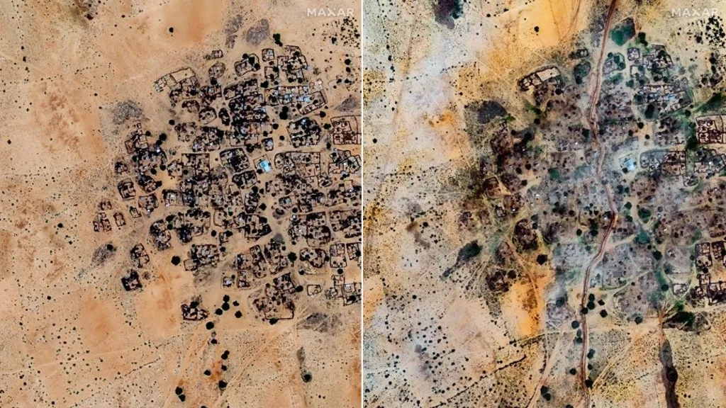 Barrier being built around besieged Sudan city, satellite images show