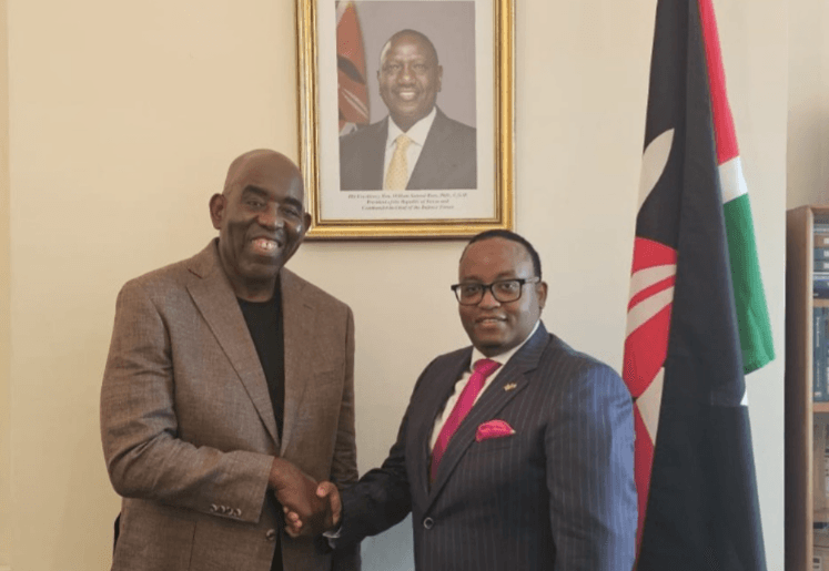 Kenyan envoy, AFTV founder join forces to amplify African football
