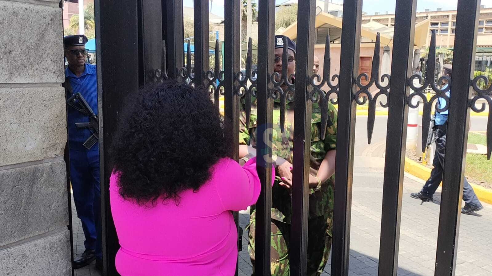 Orwoba denied entry to Senate, dares arrest