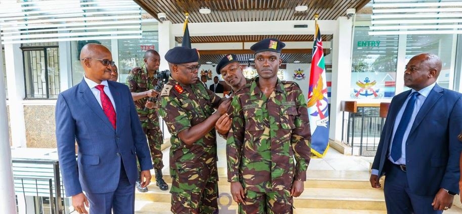 Stars player Muchiri promoted to rank of Corporal