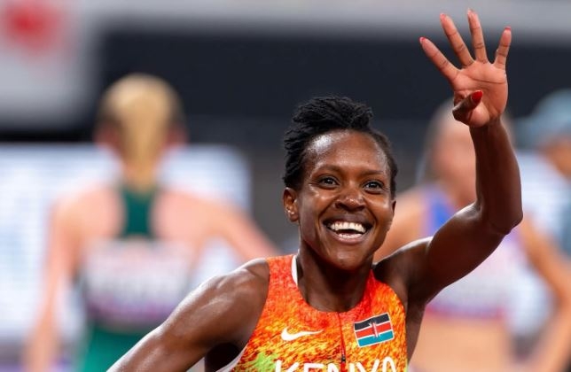 It was my dream! Kipyegon on record 1500m win