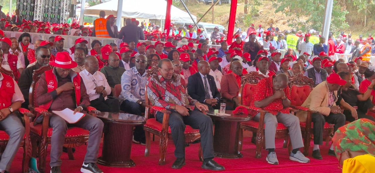 Uhuru, Matiang'i arrive for Jubilee party NDC