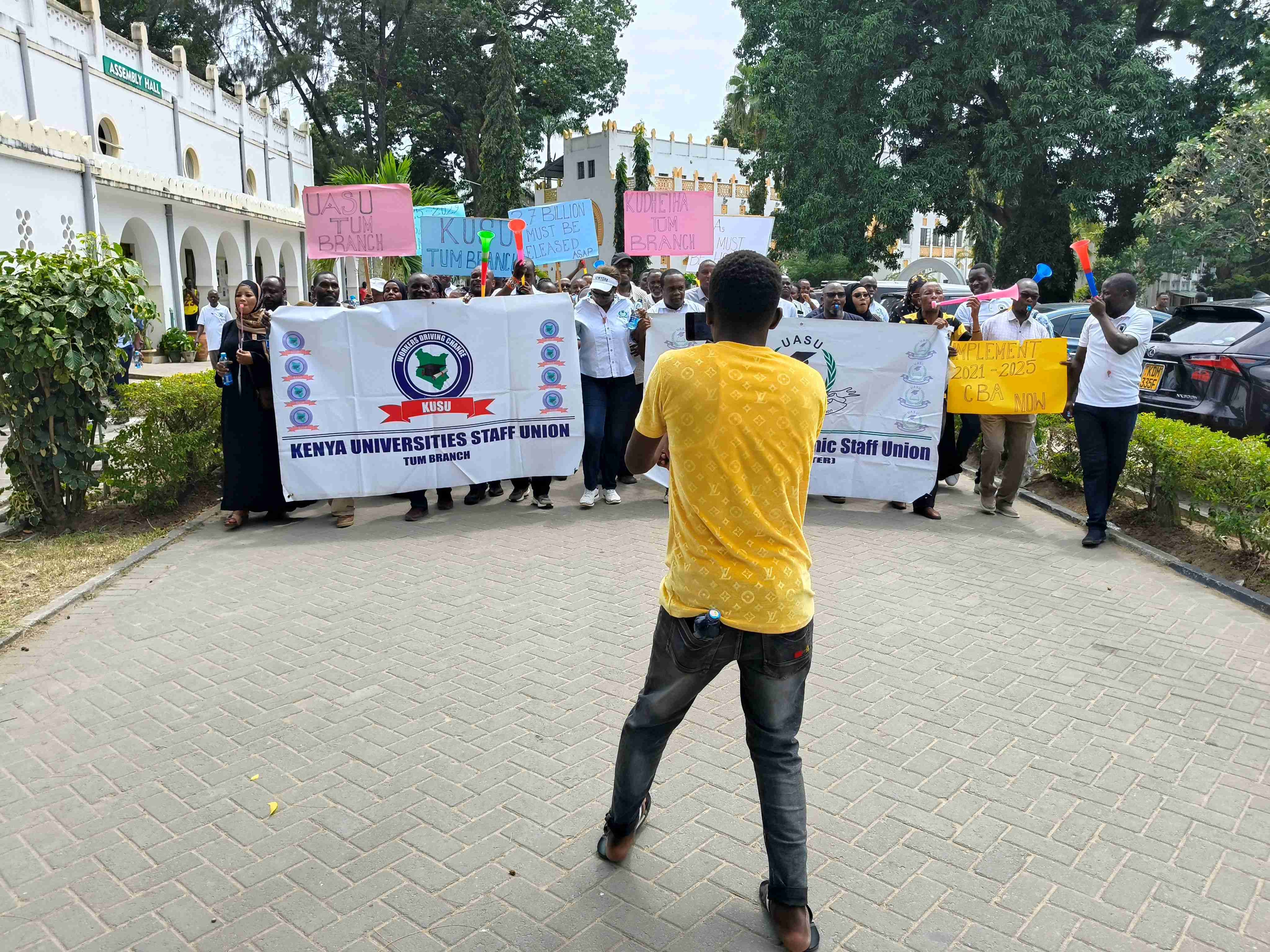TUM students express frustrations over lecturers strike