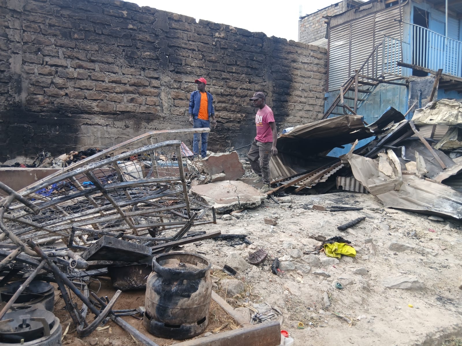 Mlolongo fire leaves 50 homeless as families plead for help