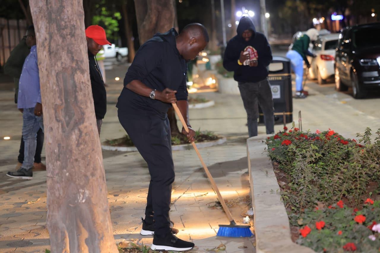 Sakaja vows to clean CBD, clear parking boys
