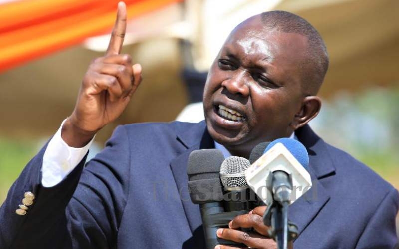 Sudi tells off Uhuru after attack on Ruto