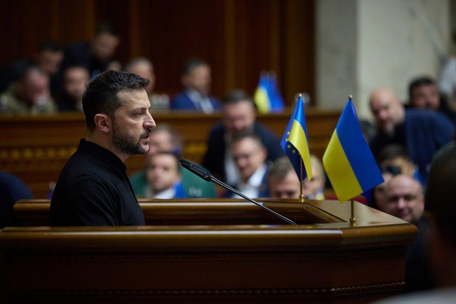 President Zelensky presents victory plan to MPs, Ukrainians