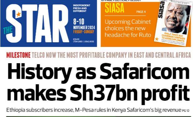 Newsbrief: History as Safaricom makes Sh37bn profit