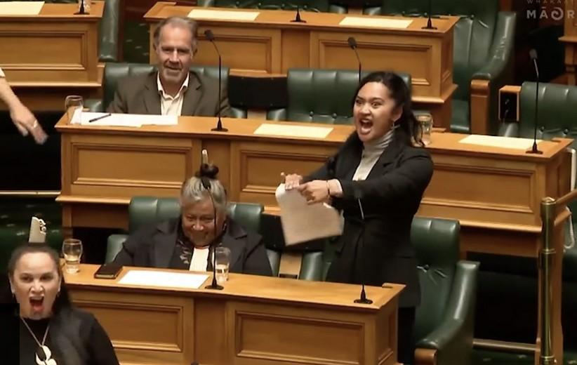 New Zealand parliament brought to a halt by haka