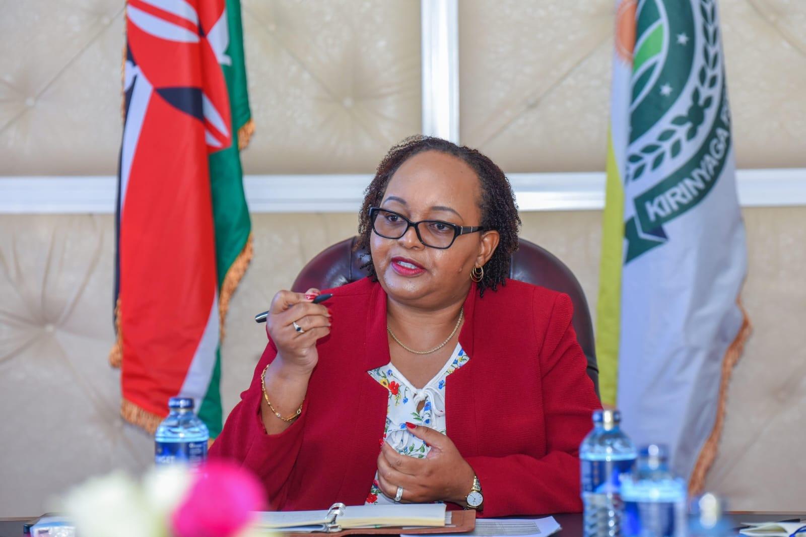 Waiguru condemns GBV after man leaves wife for dead