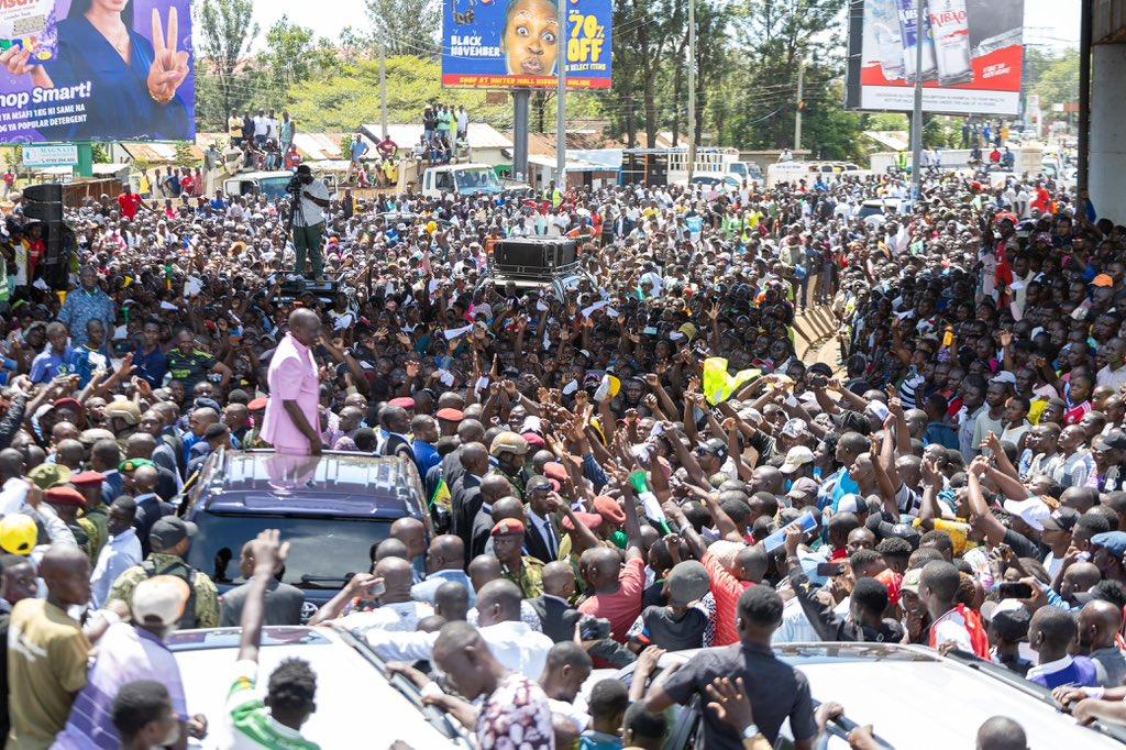 Ruto gets rousing reception in Kondele, Kisumu