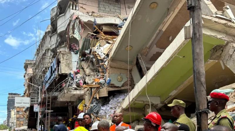 'My mother is still trapped after Tanzania building collapse'