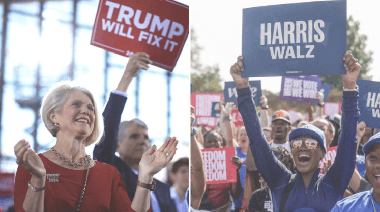 Harris and Trump making last pitch to voters in final hours of campaign