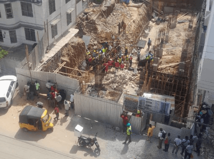 Mombasa: Building under construction collapses