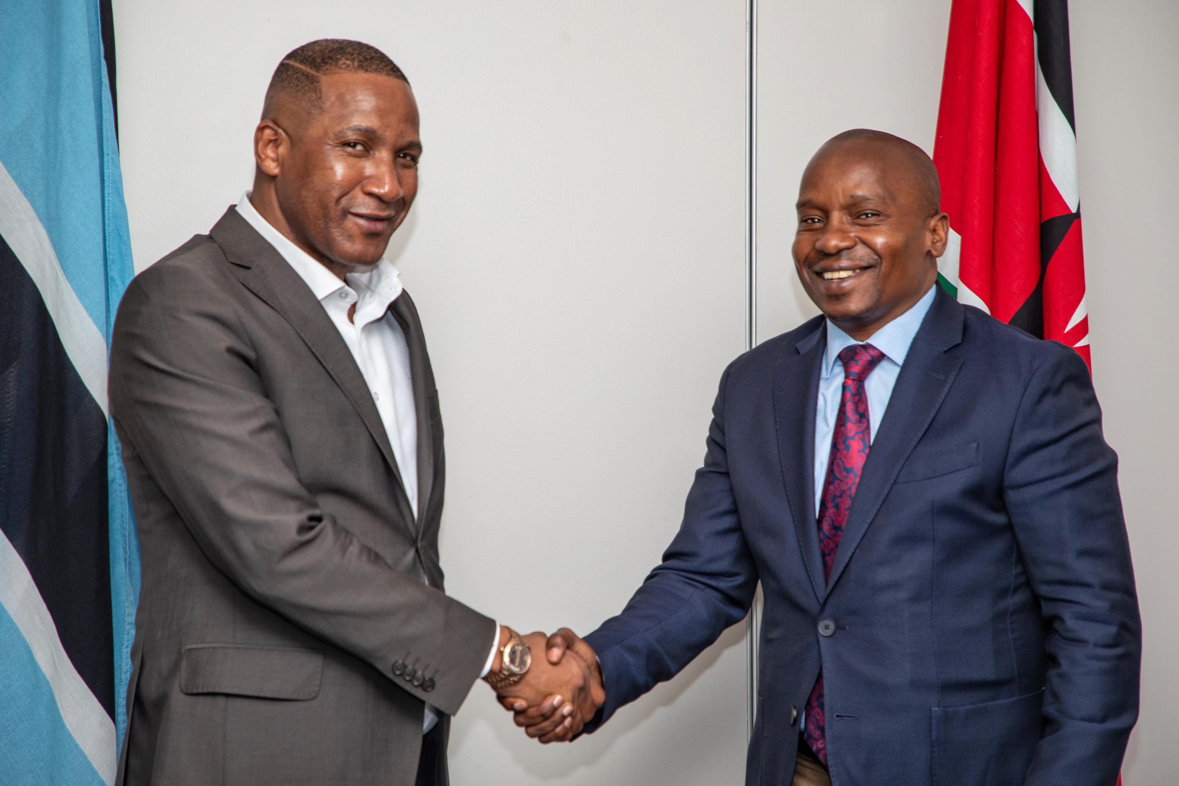 [PHOTOS] DP Kindiki meets Botswana President Duma Boko