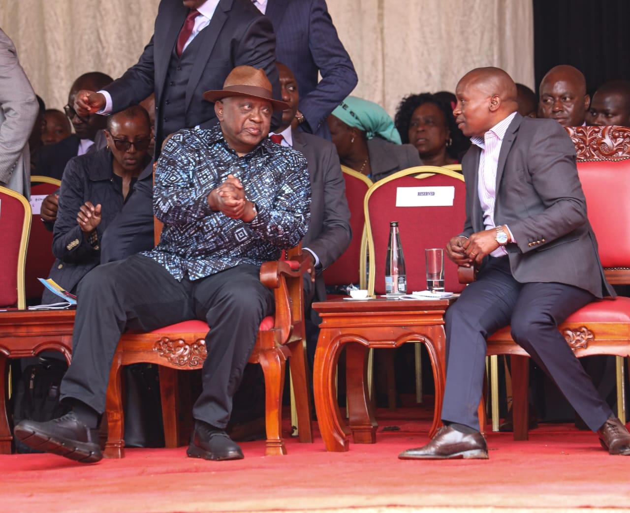 Wild cheers greet Gachagua, Uhuru presence in Embu