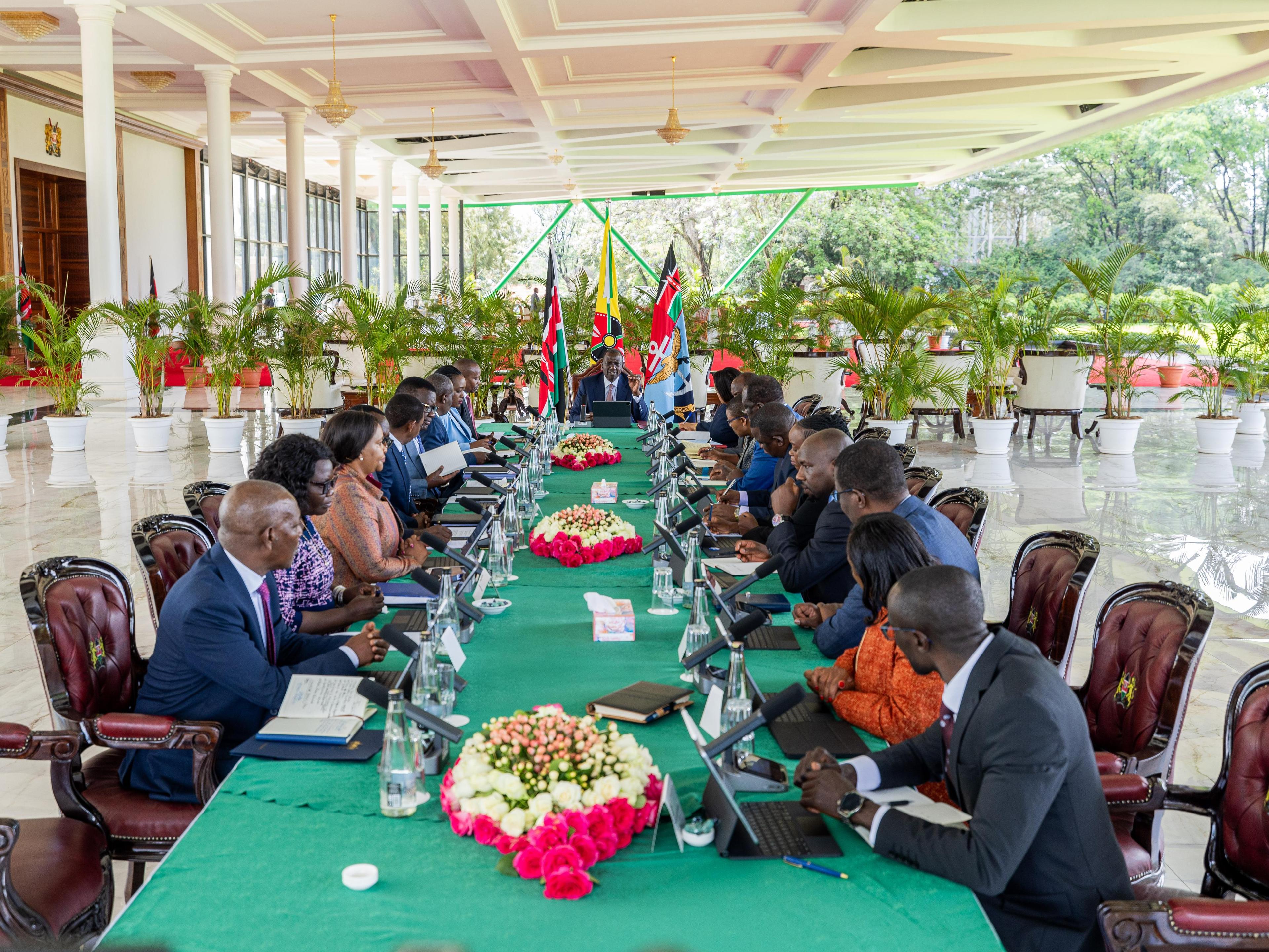 [PHOTOS] Ruto chairs Cabinet meeting at State House, Nairobi