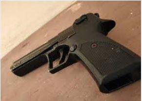 Cop accidentally shoots self while emptying pistol