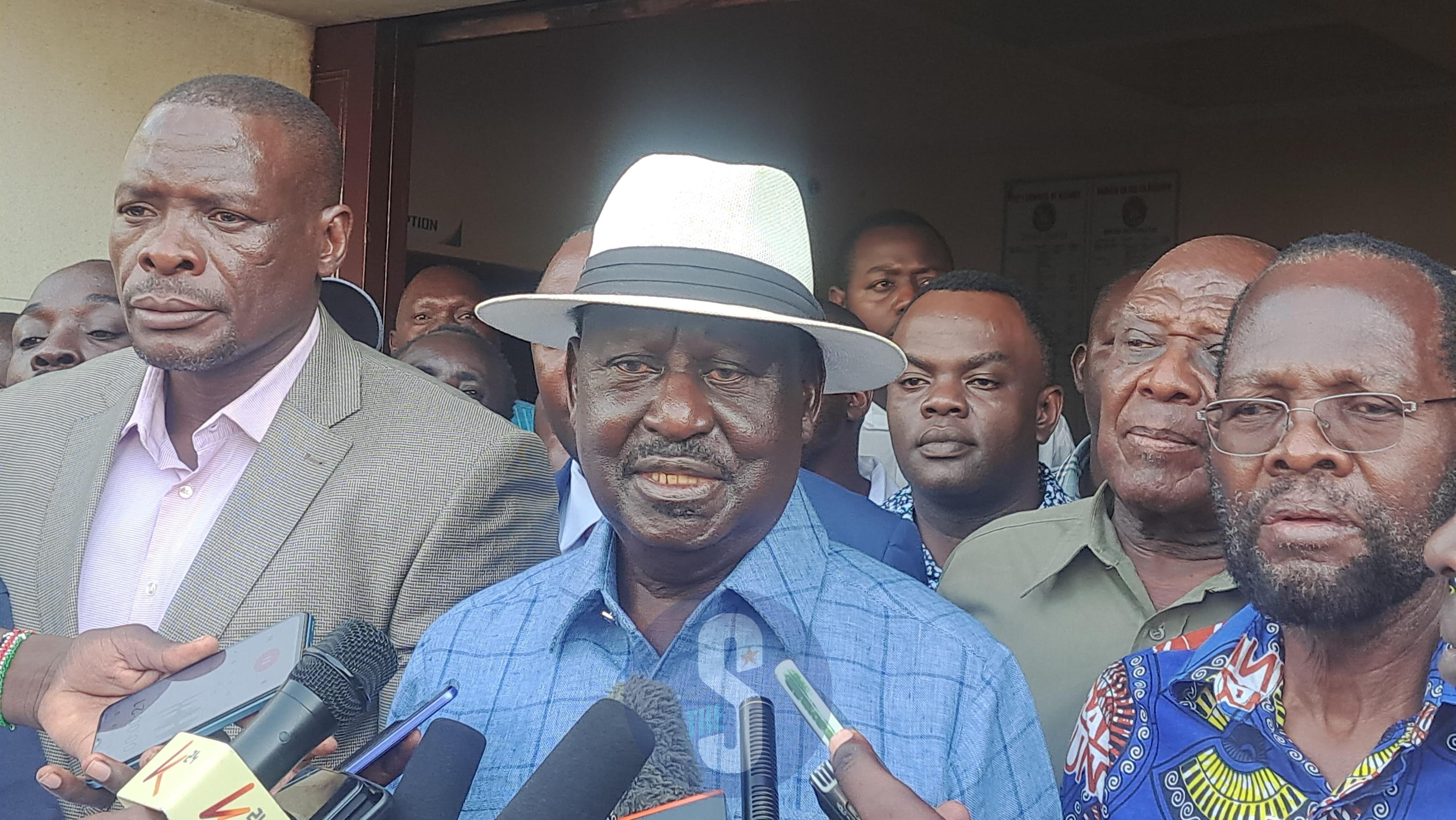 Raila: I'll make an announcement next week