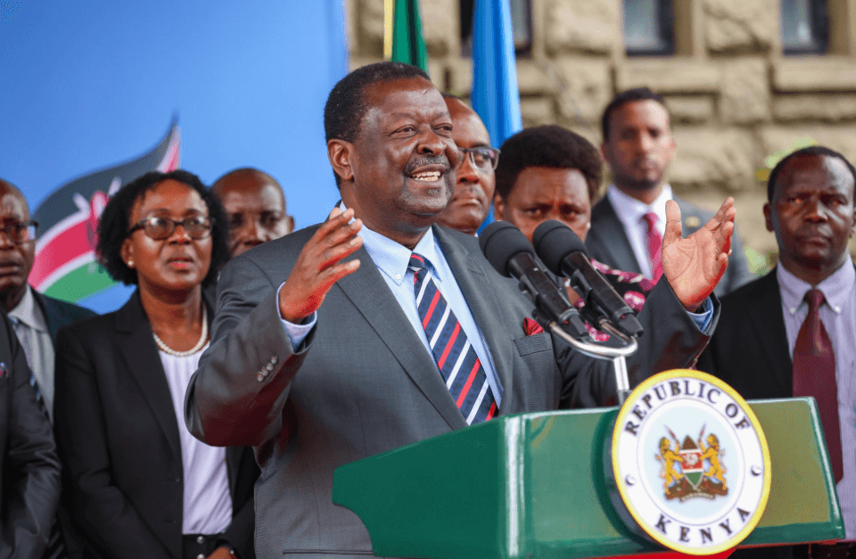 Mudavadi: Ruto steadfast in championing peace in Sudan, DRC