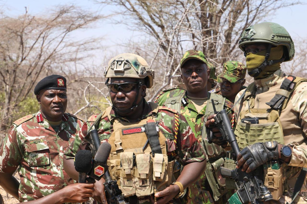 10 guns seized in ongoing ‘Ondoa Jangili’ operation in Isiolo, Marsabit