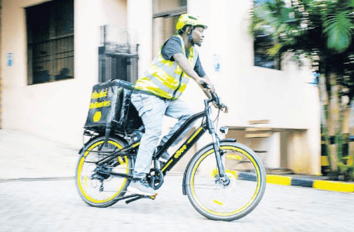 E-bicycles give motorbikes rivalry in delivery business