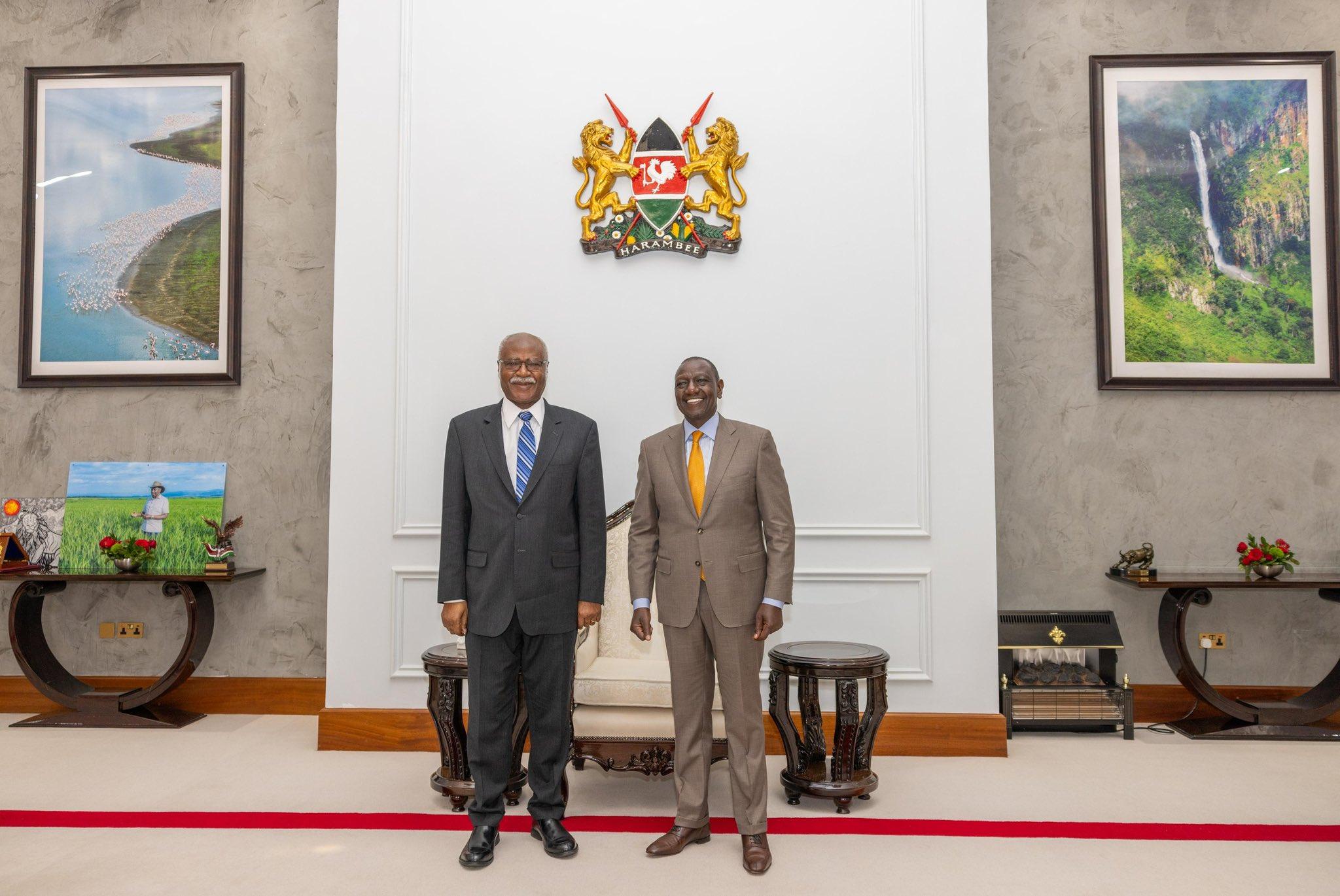 President Ruto meets UN General Assembly President, Yang