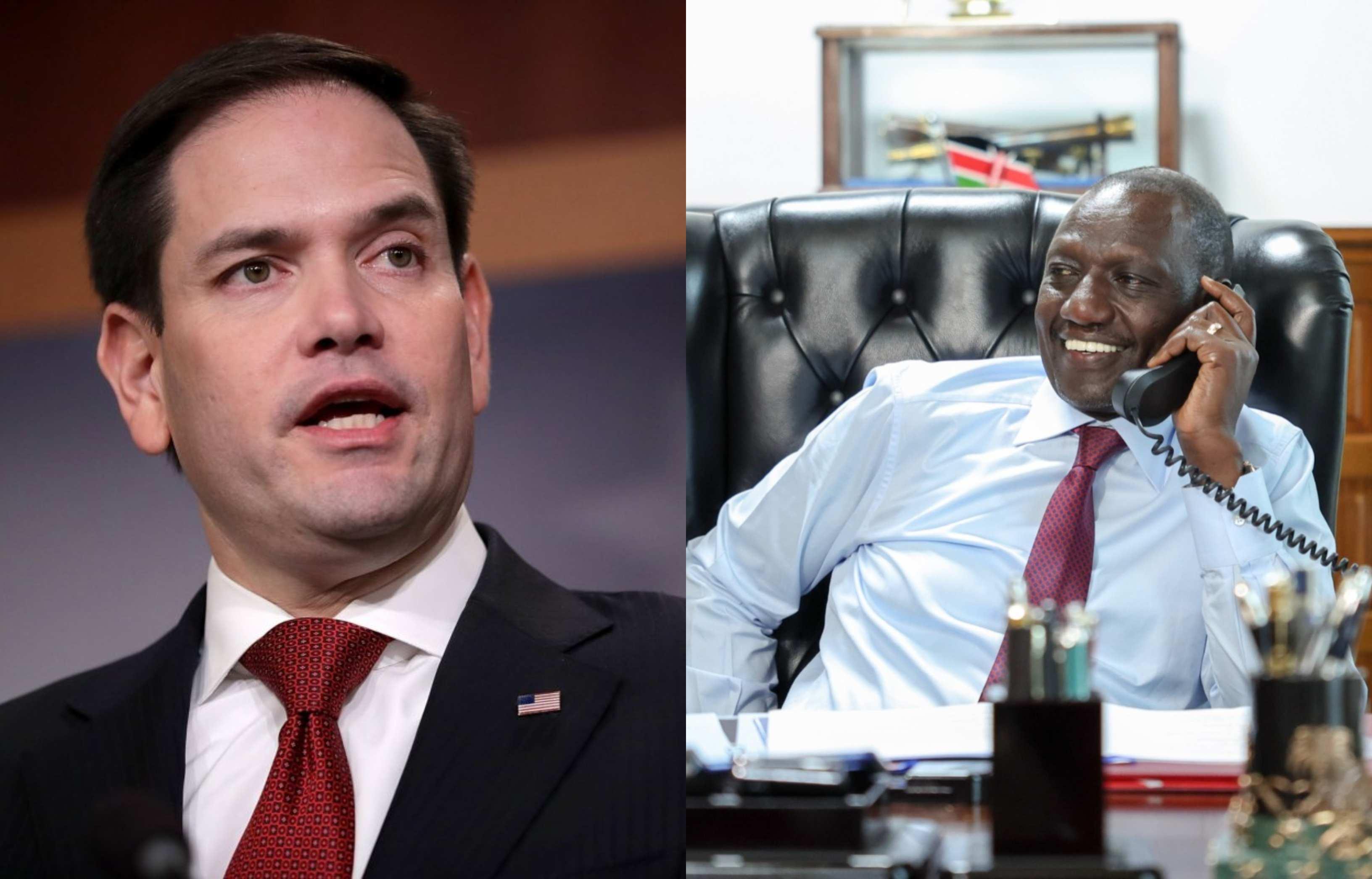 Details of Ruto’s phone call with US's Marco Rubio