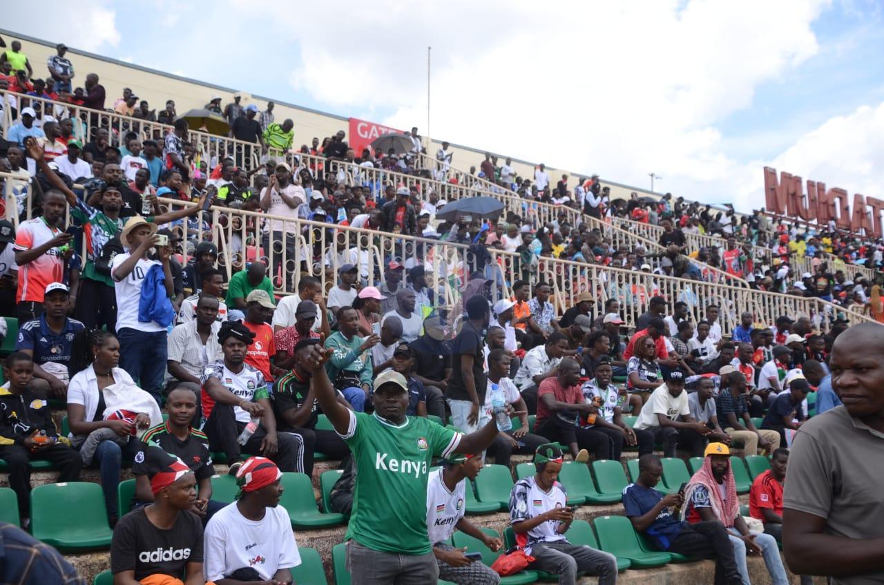 Stars vs Gabon: Fans bring Nyayo Stadium to life