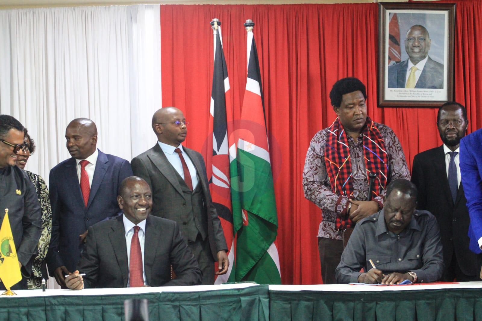 President's Diary: Ruto honours fallen leaders, signs historic MoU with Raila